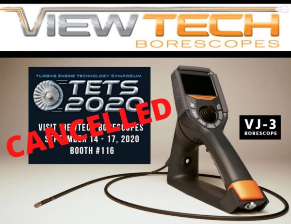 Turbine Engine Technology Symposium cancelled ViewTech Borescopes