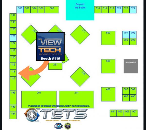 TETS 2021 Floor Plan ViewTech Borescopes